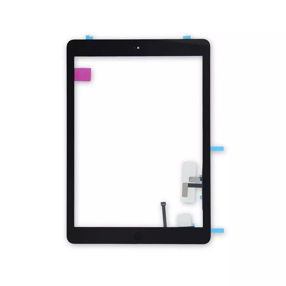 Digitiser with Home Button & Membrane For Apple iPad Air Black